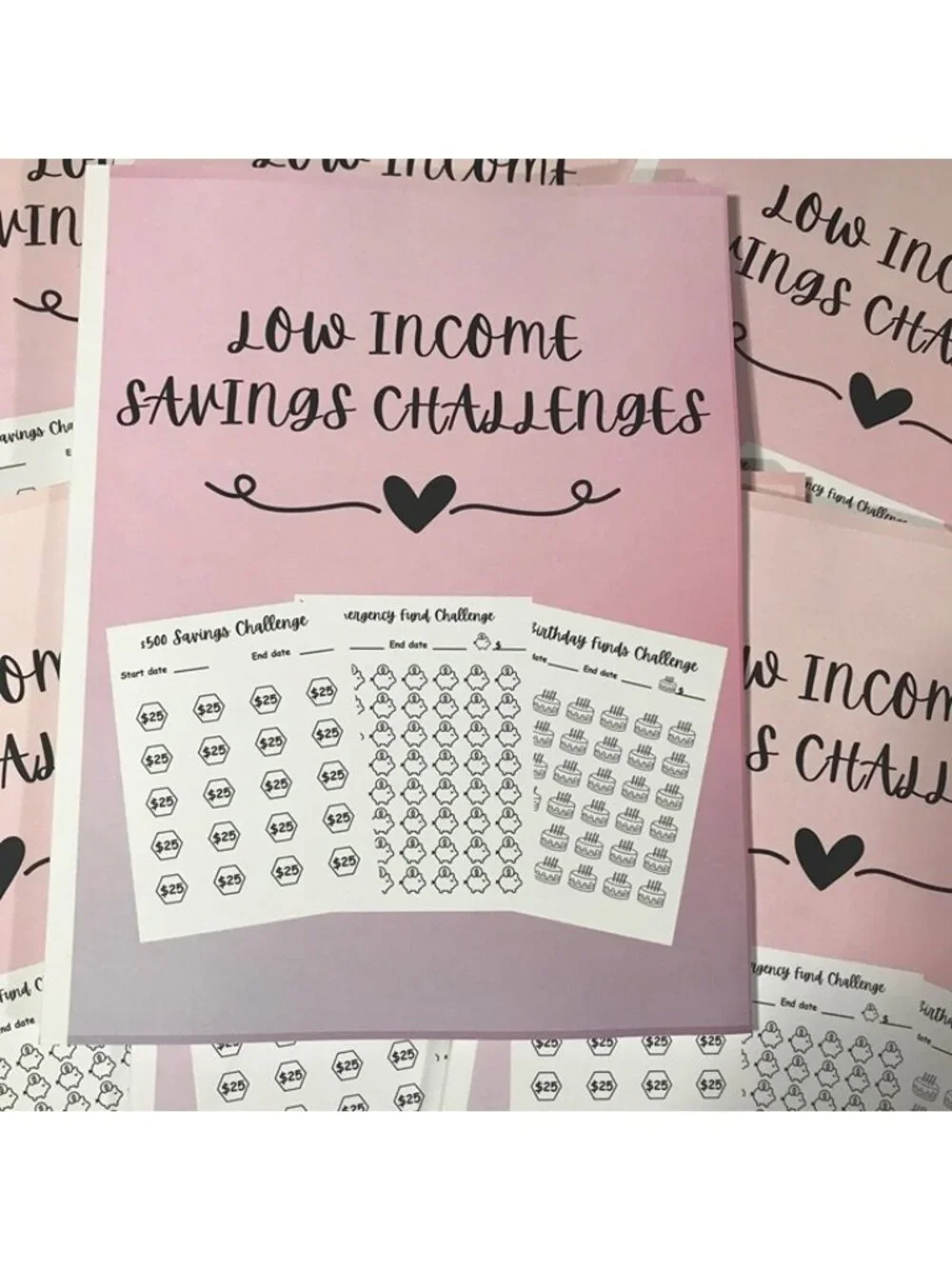 Savings challenges book 20+ challenges